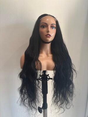 Perruque indienne noir Body Wave.