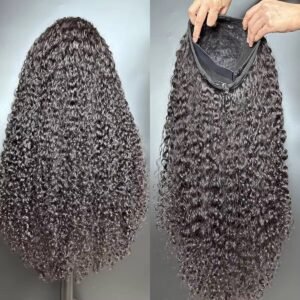 Perruques demie tête 18 pouces vrai cheveux